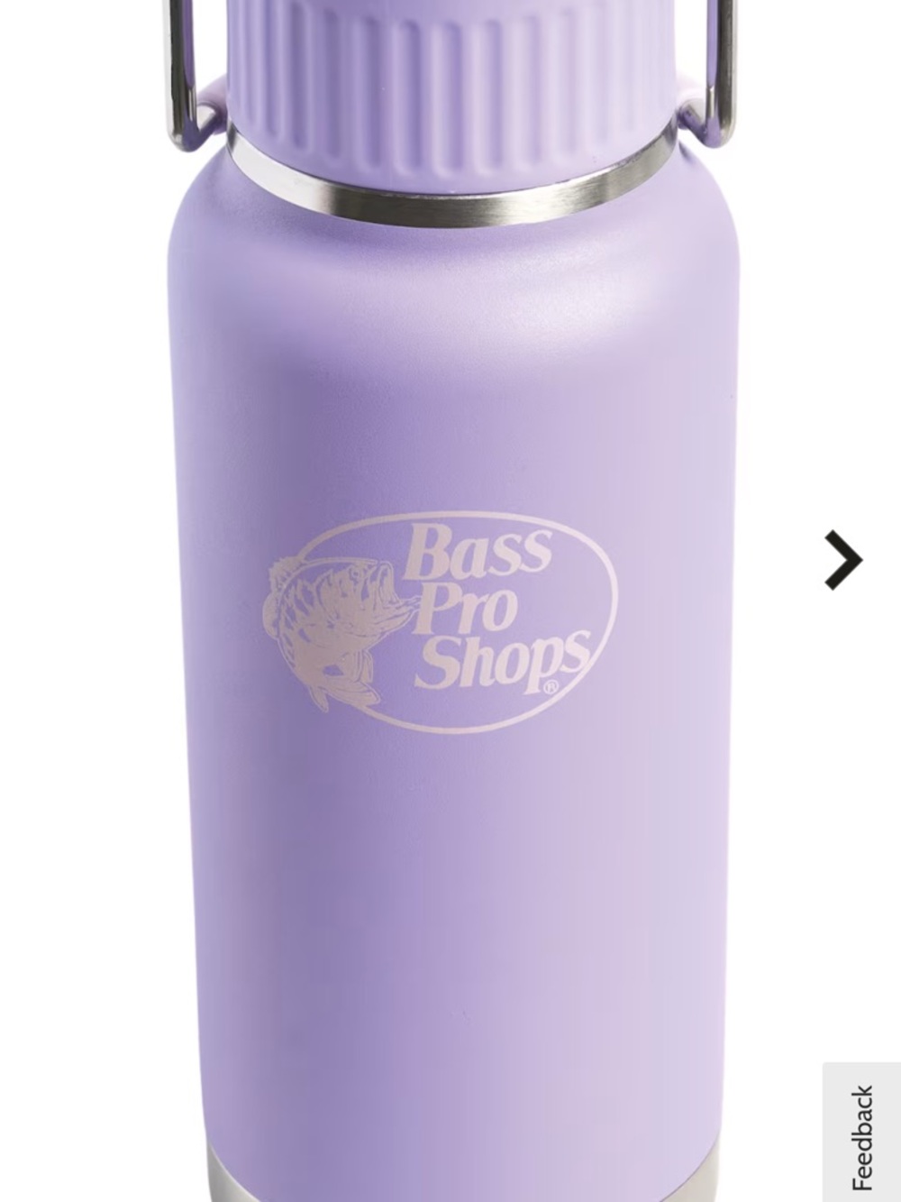 Bass Pro Lavender water bottle 32oz